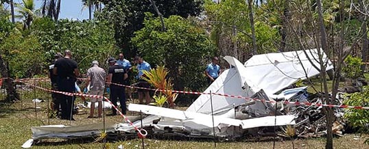 Crash en Nouvelle-Calédonie