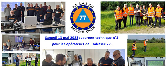 Adrasec 77 – Journée technique N°3
